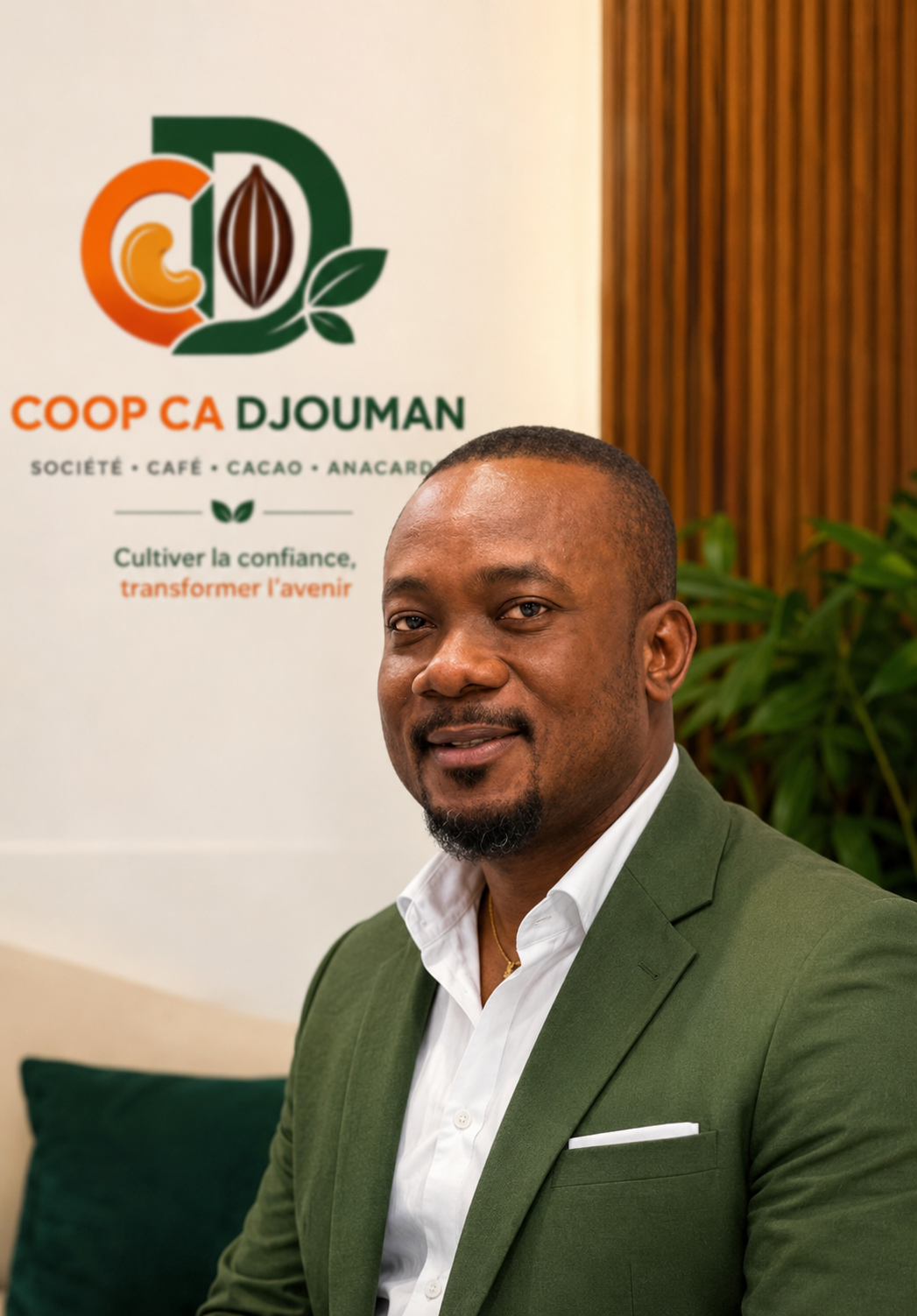 Portrait officiel du Président du Conseil d'Administration de COOP-CA DJOUMAN